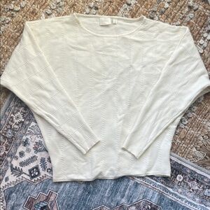 Cyrus Textured Cream Sweater